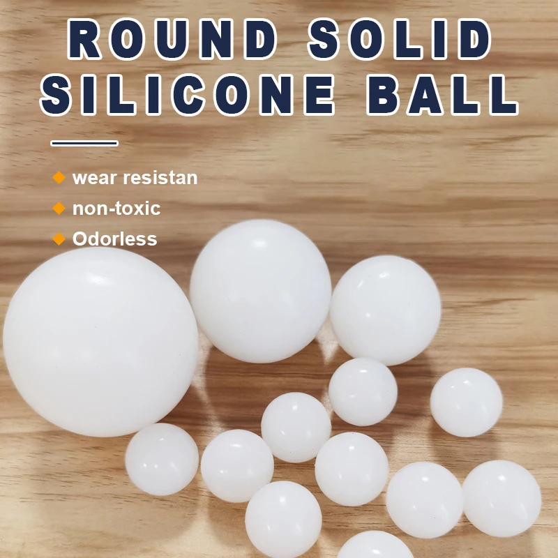 

Белые силиконовые шарики 1-75 мм