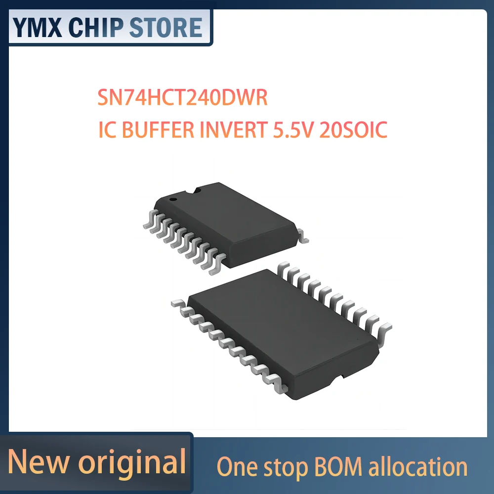 SN74HCT240DWR IC буферный инвертор 5,5 В 20soic новые оригинальные электронные компоненты