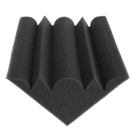 12pcs absorption foam home theatre corner sound insulation cotton acoustic foam tiles panels