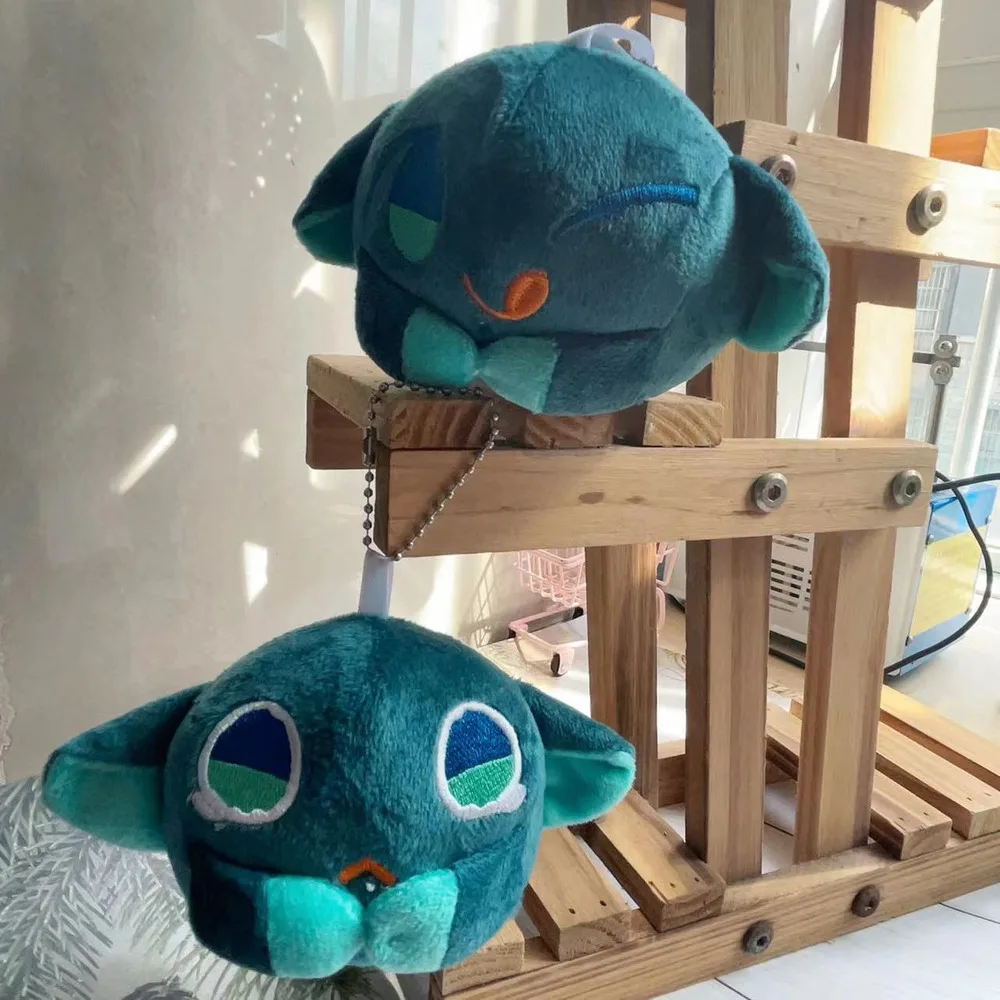 10 см милый аниме Genshin Impact Venti Kawaii плюшевый кулон Данго косплей брелок подарок