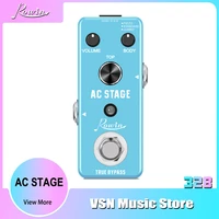 rowin acoustic stage guitar effect pedal for electric guitars mini size true bypass lef 320