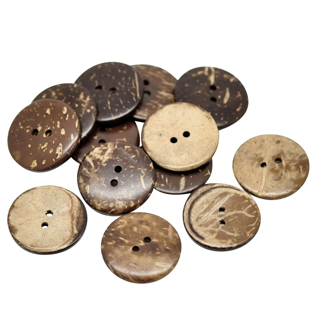

Buttons Sewing Wooden Shell Holes Buttonwood 15Mm Crafts Round Brownsnap Vintage Diyclothing Studs Press Knot Decor Bulk