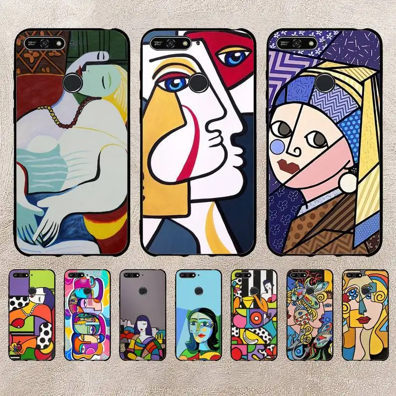 

Picasso Abstract Art Painting Phone Case For Xiaomi 11 10 12Spro A2 A2lite A1 9 9SE 8Lite 8explorer F1 Poco 12S Ultra Cove