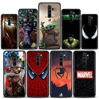 marvel phone case for redmi 6 6a 7 7a note 7 note 8 8a 8t note 9 9s pro 4g 9t case soft silicone cover luxury marvel comic