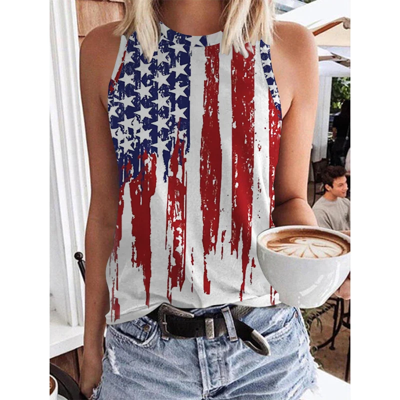

Summer new funny black women's T-shirt sleeveless retro summer T-shirt women Harajuku women's sleeveless T-shirt