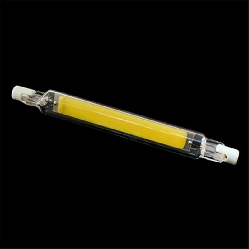 10XDimbare R7S COB Светодиодная лампа Glazen Buis voor Vervangen Halogeen Spot Light 78 мм 118 AC 110 В 220 Вalaisbesparende