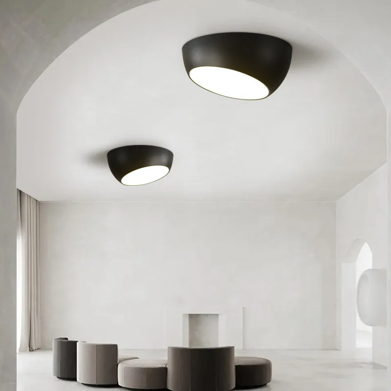 

nordic ceiling chandelier LED light living room room kitchen decoration bedroom chandelier black white ceiling light