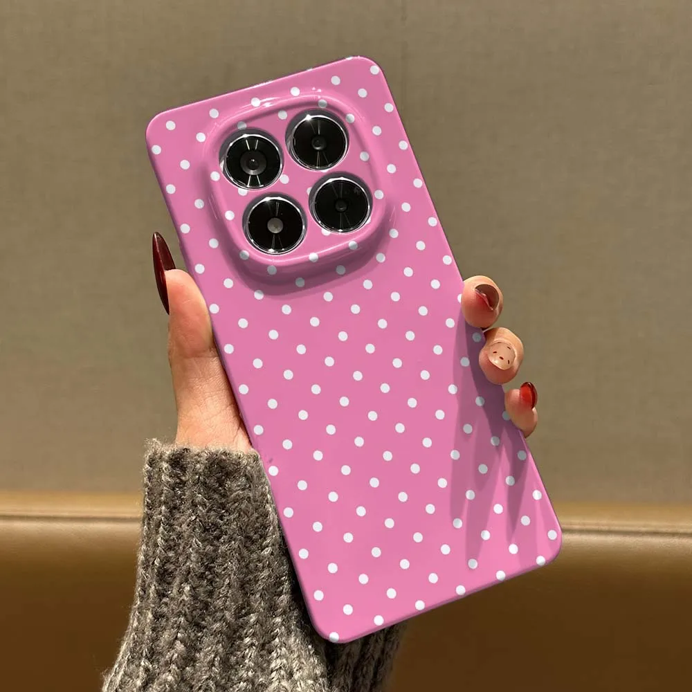Чехол для телефона Xiaomi Poco X7 X6 X5 X4 X3 M8 M7 M6 M5s F8 Pro Feilin с мультяшным рисунком в горошек, волнистый, с эффектом масляной пленки (art.: 3920d8ea90b76) - 3920d8ea90b76
