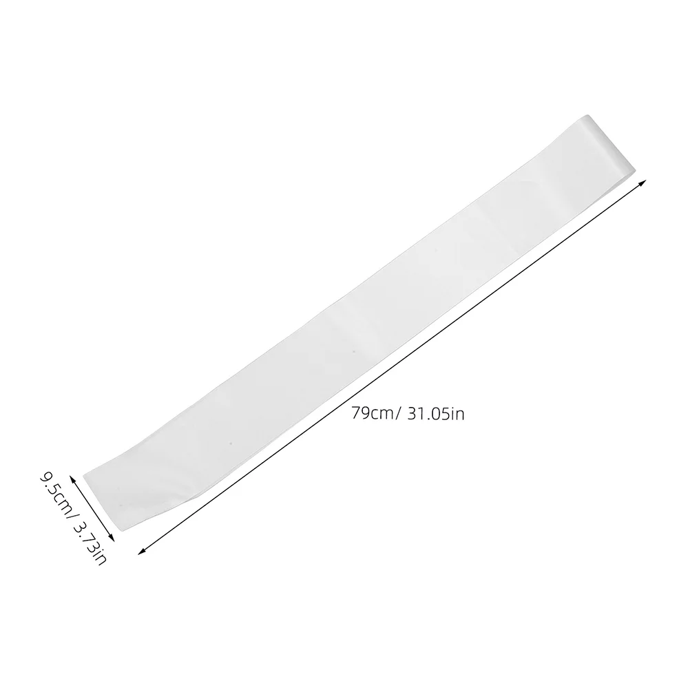 5 шт. пояс для этикета вечеринки пустой обычные атласные пояса королевы