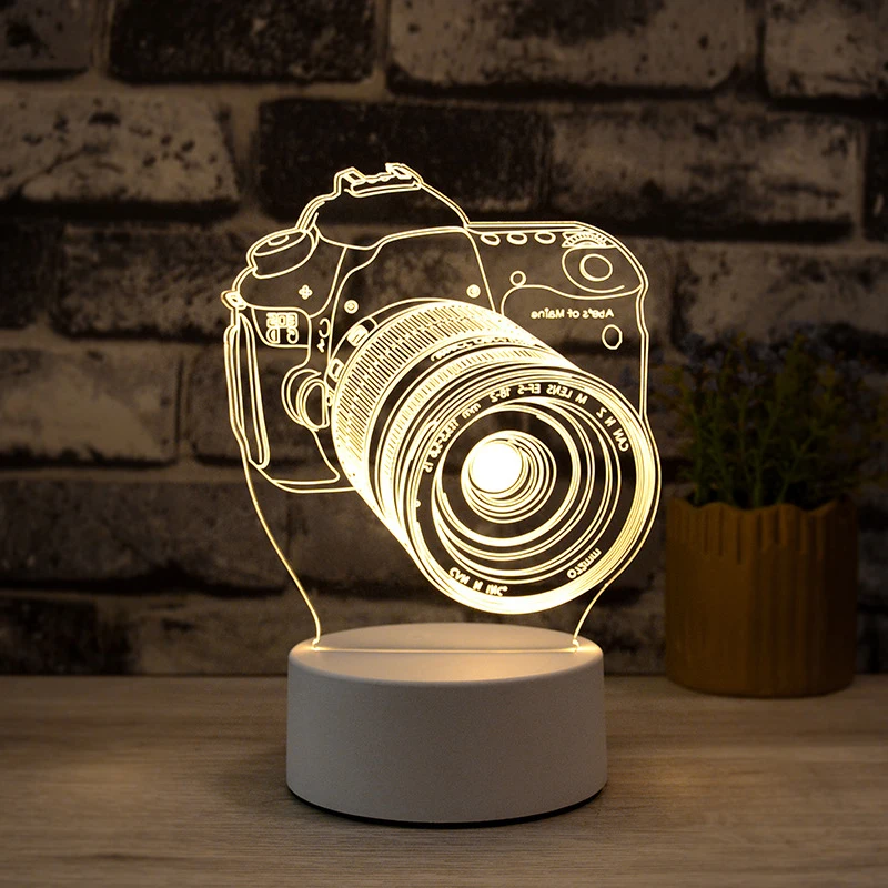 

Easter Novelty Table Lamp 3D Night Light Car Decor Valentine's Day Gift DIY Kids Bedside Lamp Rustic Home Decor