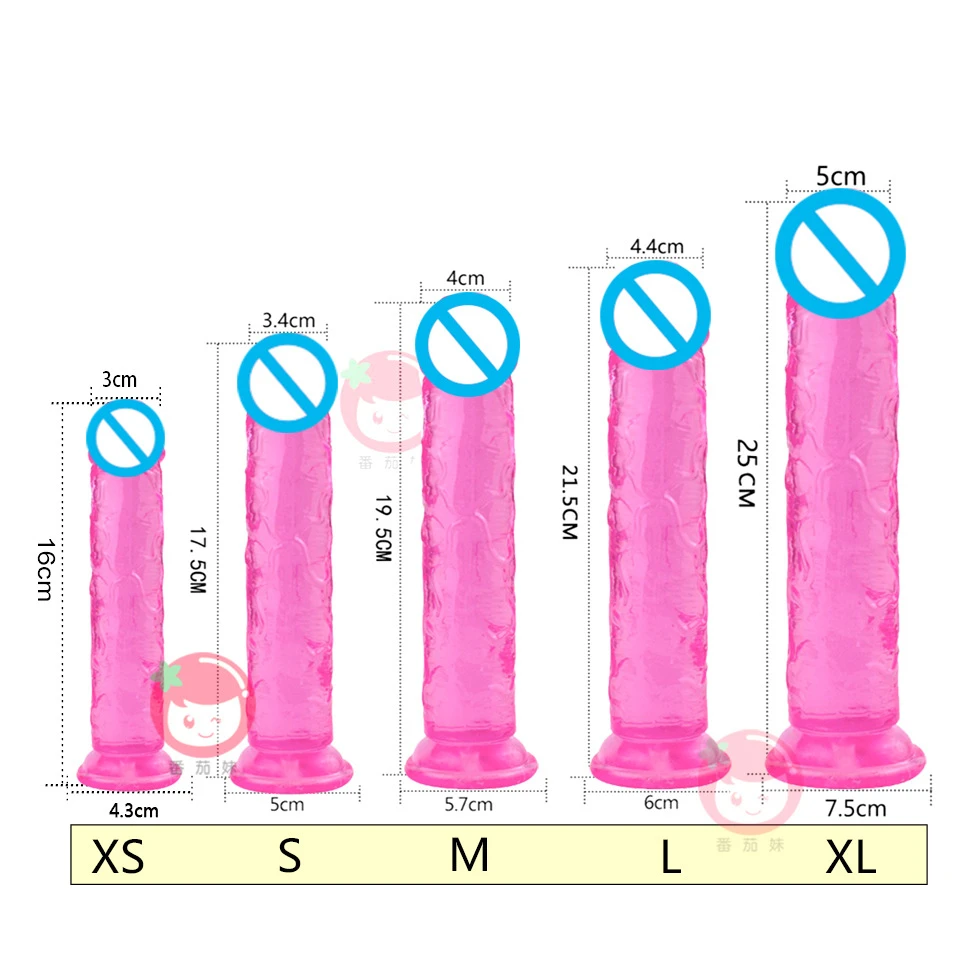 Эротический мягкий реалистичный желеобразный фаллоимитатор для лесбиянок