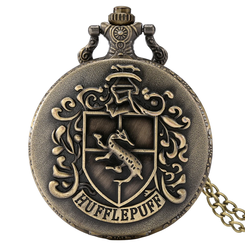 

2022 New Style Bronze Luxury Men's Quartz Pocket Watch Animal Design Badger with Thin Chain Personalized Souvenir Unique Watches