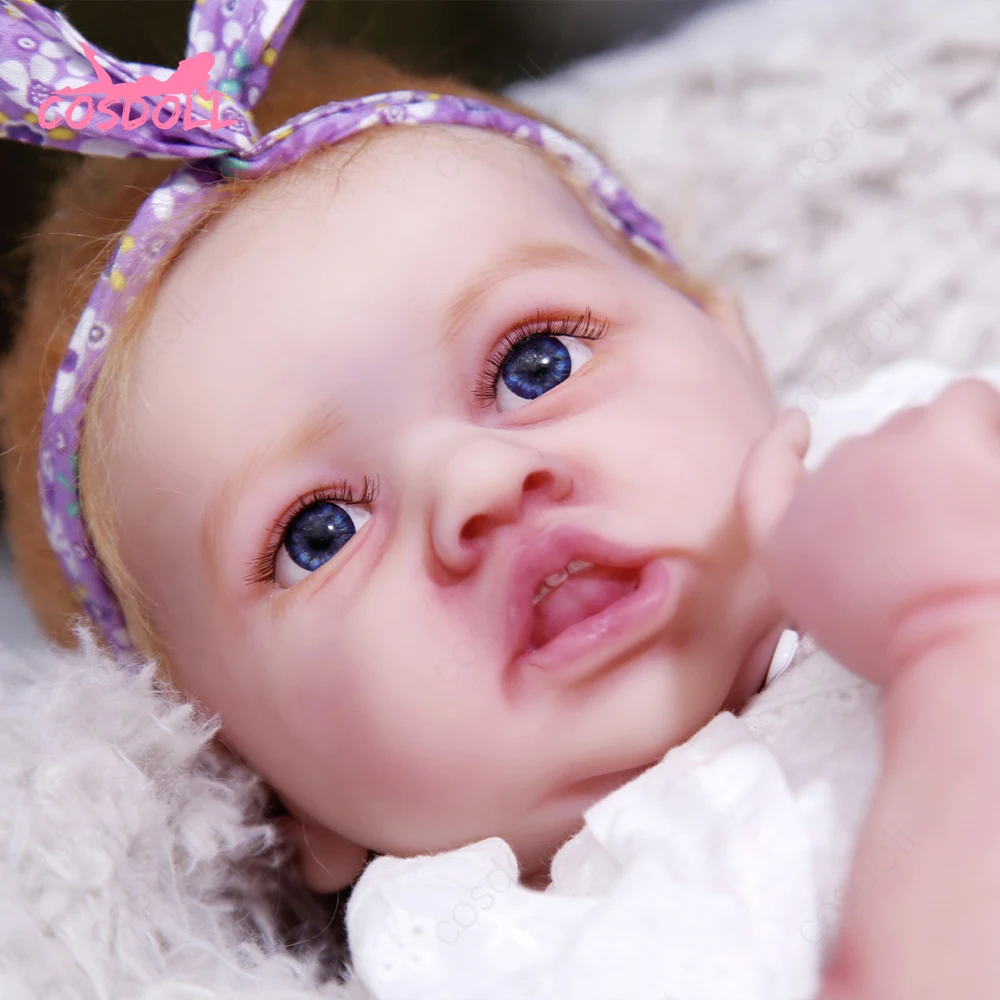 

Неокрашенные куклы-Новорожденные, силиконовые, 57 см, 4700 г