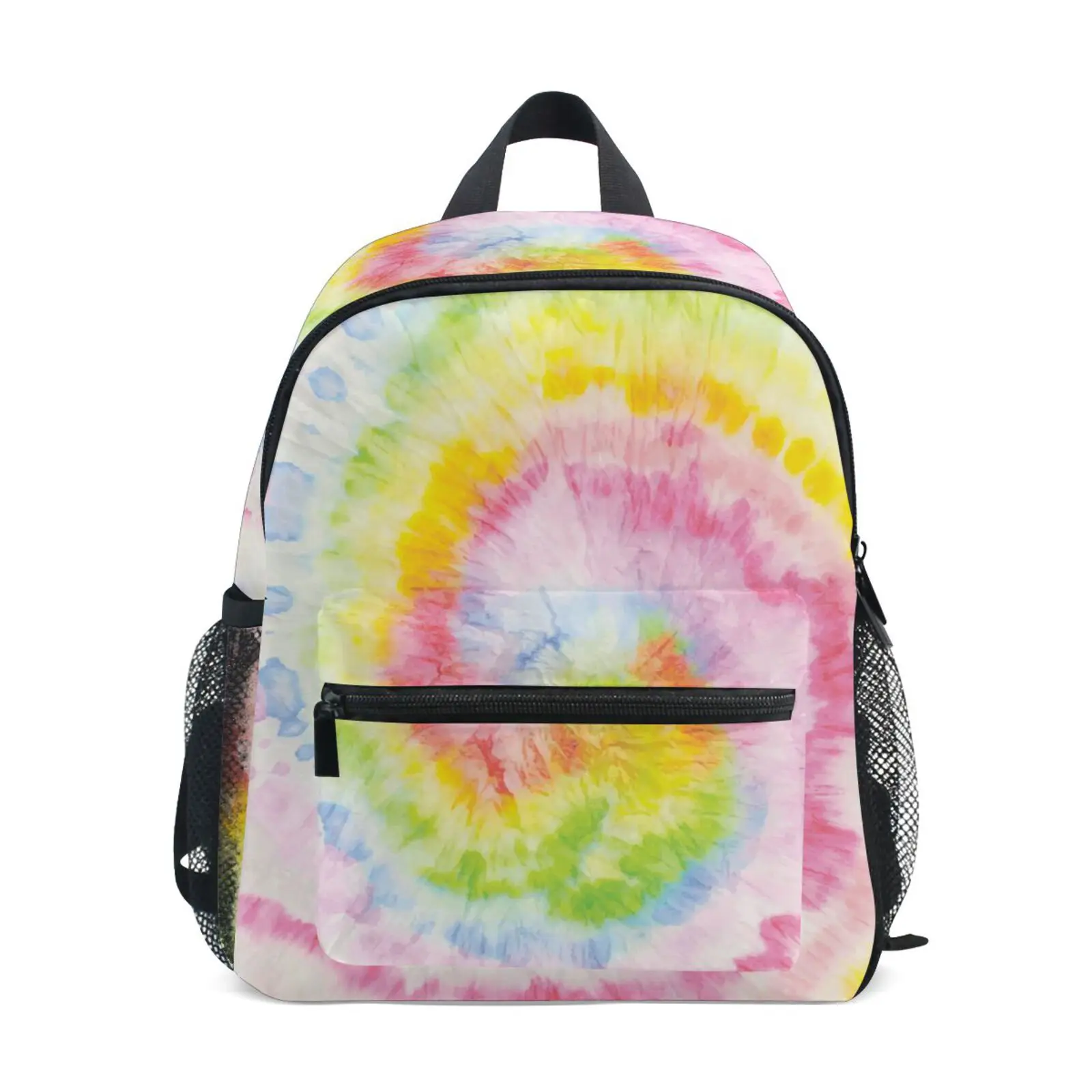 New Children Backpack Kids Toddler School Bag Rainbow Tie Dye Kindergarten Preschool Bag 3-8 Years Old Schoolbag For Boy Girls