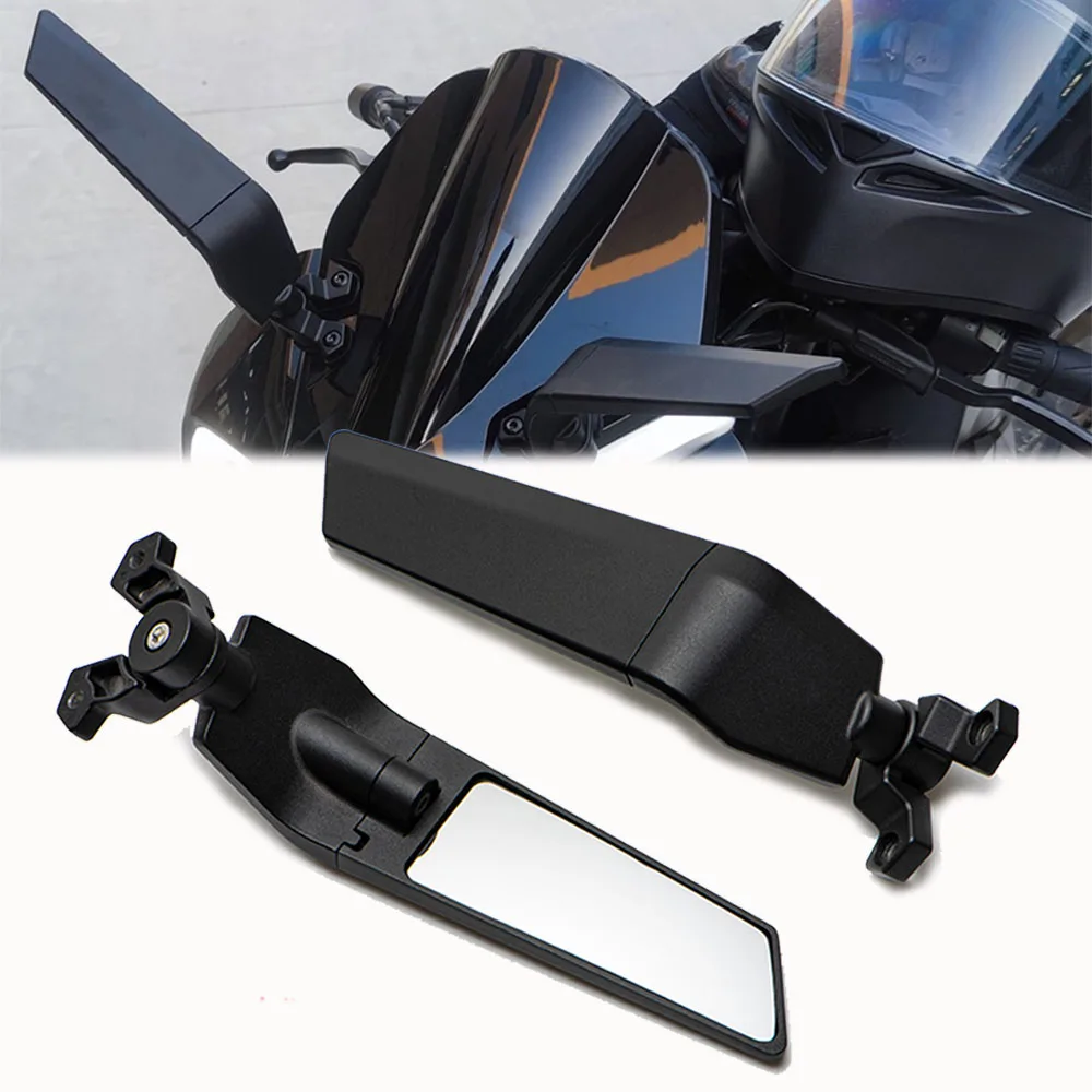 

For Suzuki GSXR 600 750 1000 GSX1300R GSX650F GSX-R Motorcycle Mirror Modified Wind Wing Adjustable Rotating Rearview Mirro