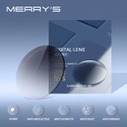 MERRYS тонированные красящие R2 серии градиентные очки по рецепту линзы 1,56 1,61 1,67 CR-39 оптические линзы из смолы для близорукости и дальнозоркости
