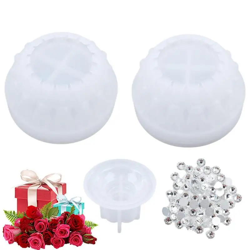 

Silicone Egg Molds Egg Shape Jewelry Box Silicone Mold DIY Gift Casting Molds For Making Storage Bottle Handicrafts Home Decor