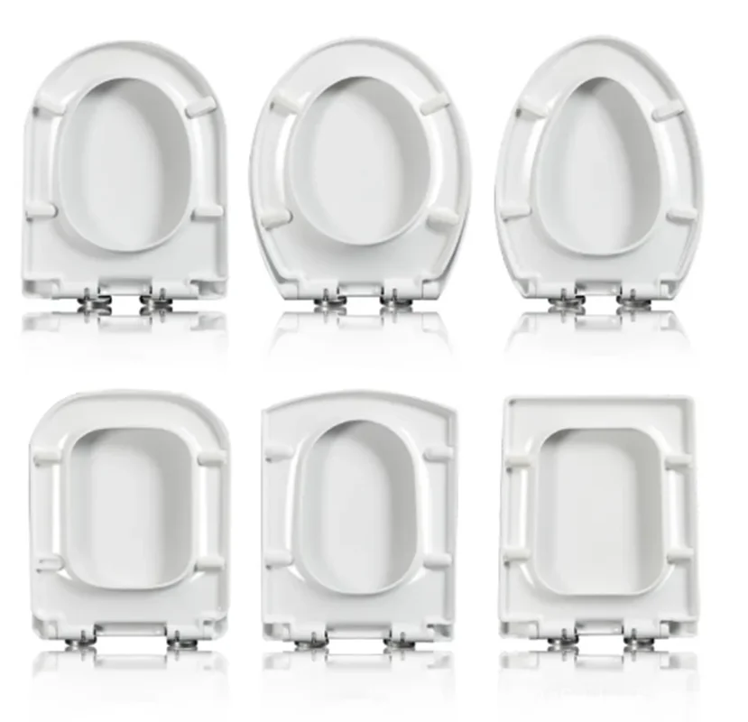 

1PC Brand Square Toilet Cover Seat Toilet Cover Slow Down One-Button Quick-Release Toilet Household Toilet Cover New