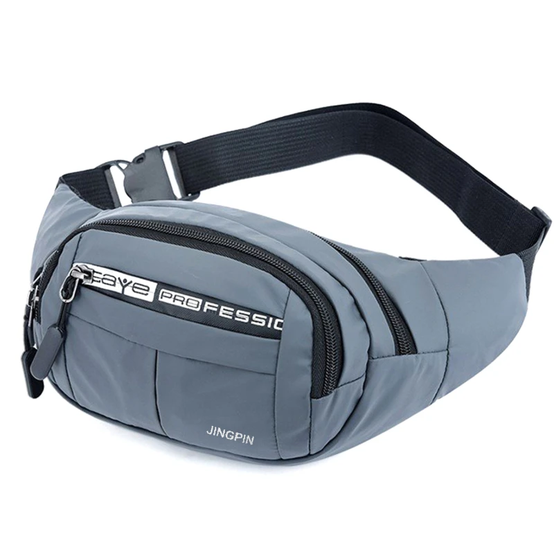 

Спортивная поясная сумка для бега 2023, Мужская нагрудная сумка, женская сумка, водонепроницаемая сумка из ткани Оксфорд, прочный ремень на молнии