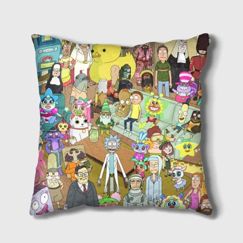 Подушка 3D Rick and Morty |