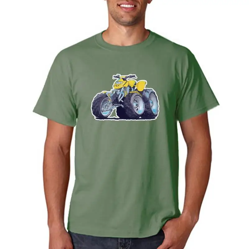 

ATV Quad Bombardier Printed Koolart Cartoon T Shirt 1403 Other Colors Available