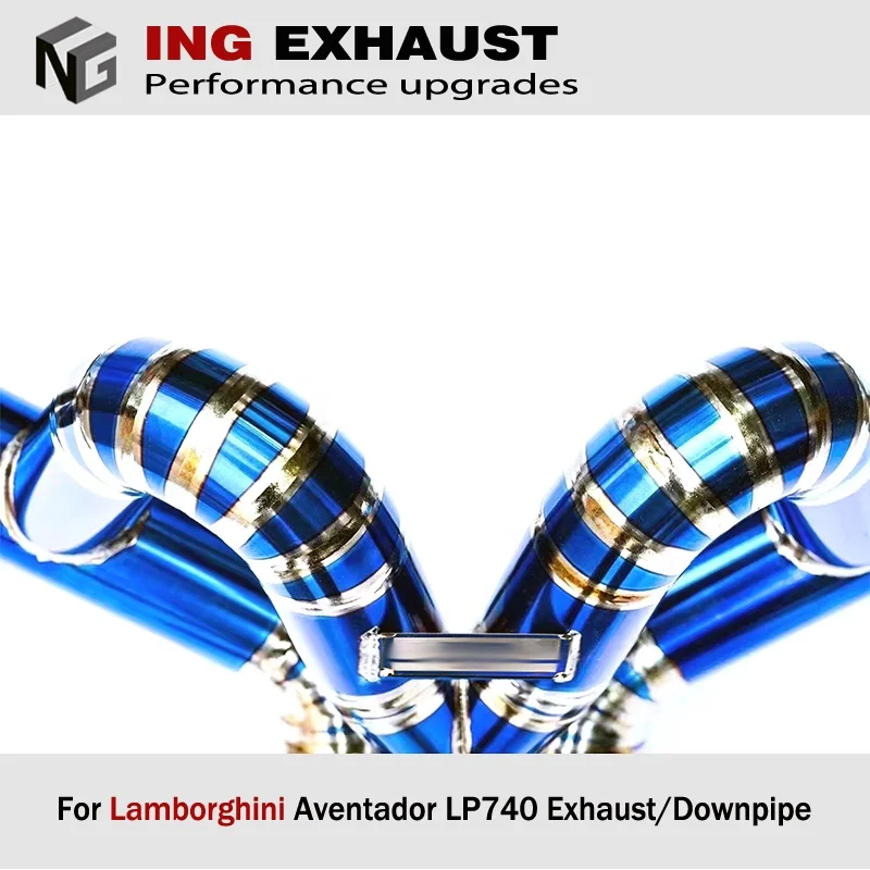 ING Высококачественный глушитель из титанового сплава Catback для Aventador S LP700-4 LP740-4 LP750-4