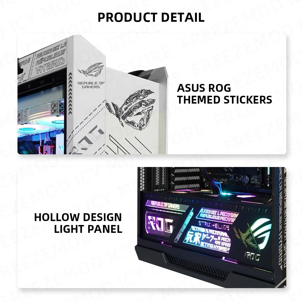 5 шт. светильник вых панелей RGB для ROG Strix Helios PC чехол мод DIY ASUS декорация Refit ARGB