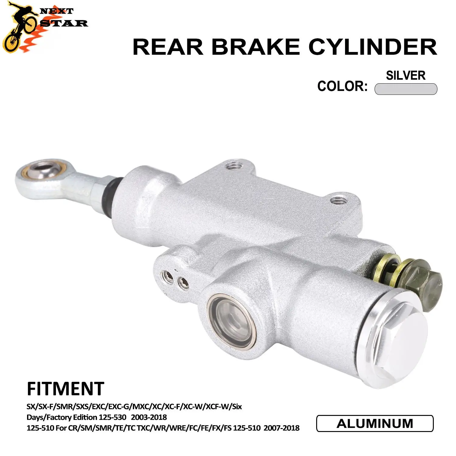 

Задний тормозной цилиндр для мотоцикла, насос для Husqvarna FC250 FC450 2015-2017 FC350 TC125 2016 2017 TC250 FX350 FX450 2017 FS450 17-18