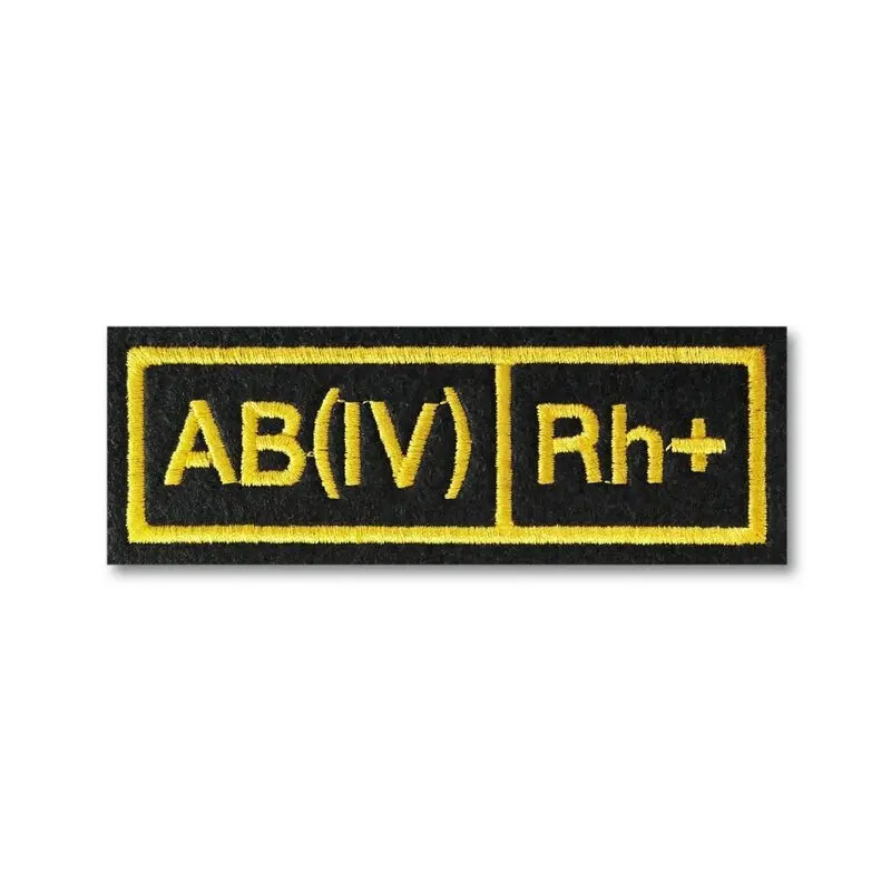 Нашивка универсальная &quotГруппа крови&quot вариант 2. С липучкой | Дом и сад