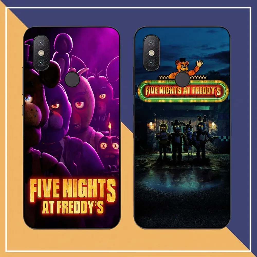 Чехол для телефона FNAF F-Five N-Nights At-Freddys Redmi Note 4 X 5 A 6 7 8 T 9 9S 10 11 11S 11Epro Poco M3 Pro