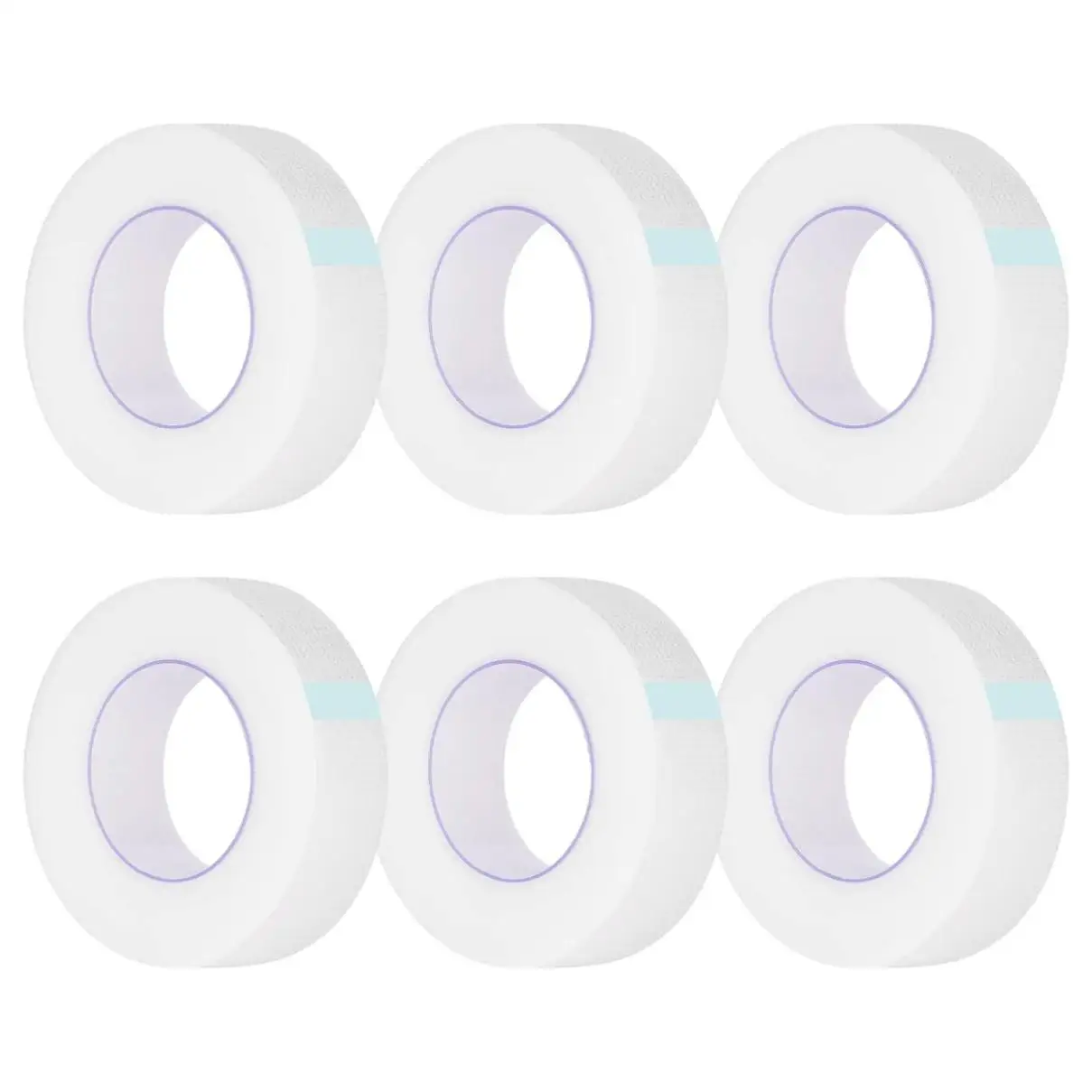 Бумажная лента для наращивания ресниц 6/12/24/48 рулонов дышащая Нетканая ткань