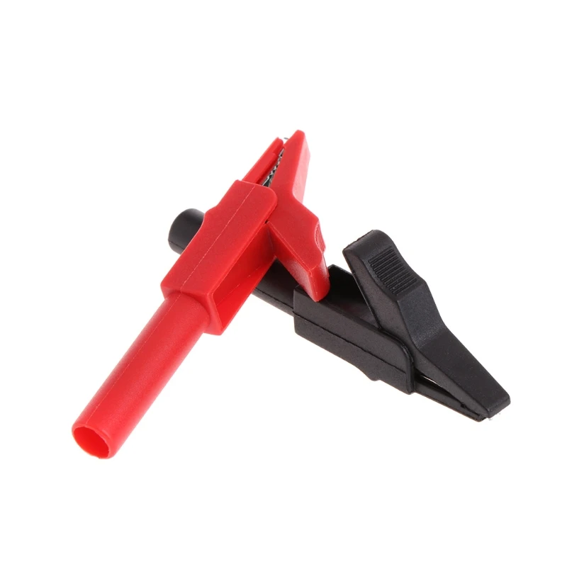 

300V/15A Copper Clips Insulated Alligator Clip Terminal Test Clamps Electrical