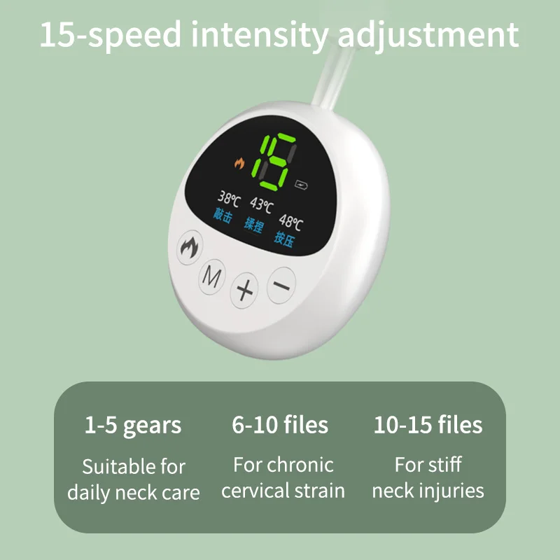 Портативный Электрический массажер для шеи 15 уровней регулировки |