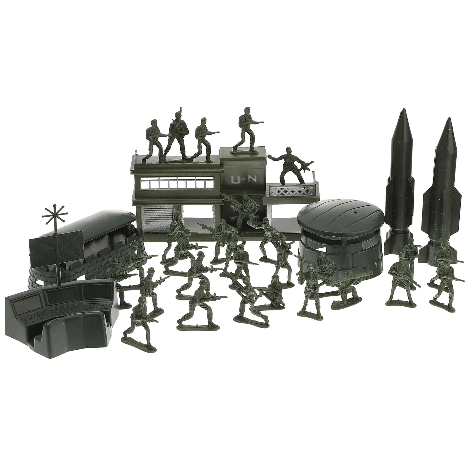 Игровой набор миниатюрные солдаты военные игрушки модель солдата песочный стол