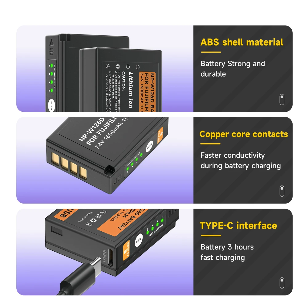 NP - W126 NP W126 NP W126S USB - C Аккумулятор + зарядное устройство для жидкокристаллического накопителя Fujifilm X - T20 X - Pro1 XPro1 X - T1 XT1 HS30EXR HS33EXR X Pro1 X100F (art.: 3920cdaf2aef6) - 3920cdaf2aef6