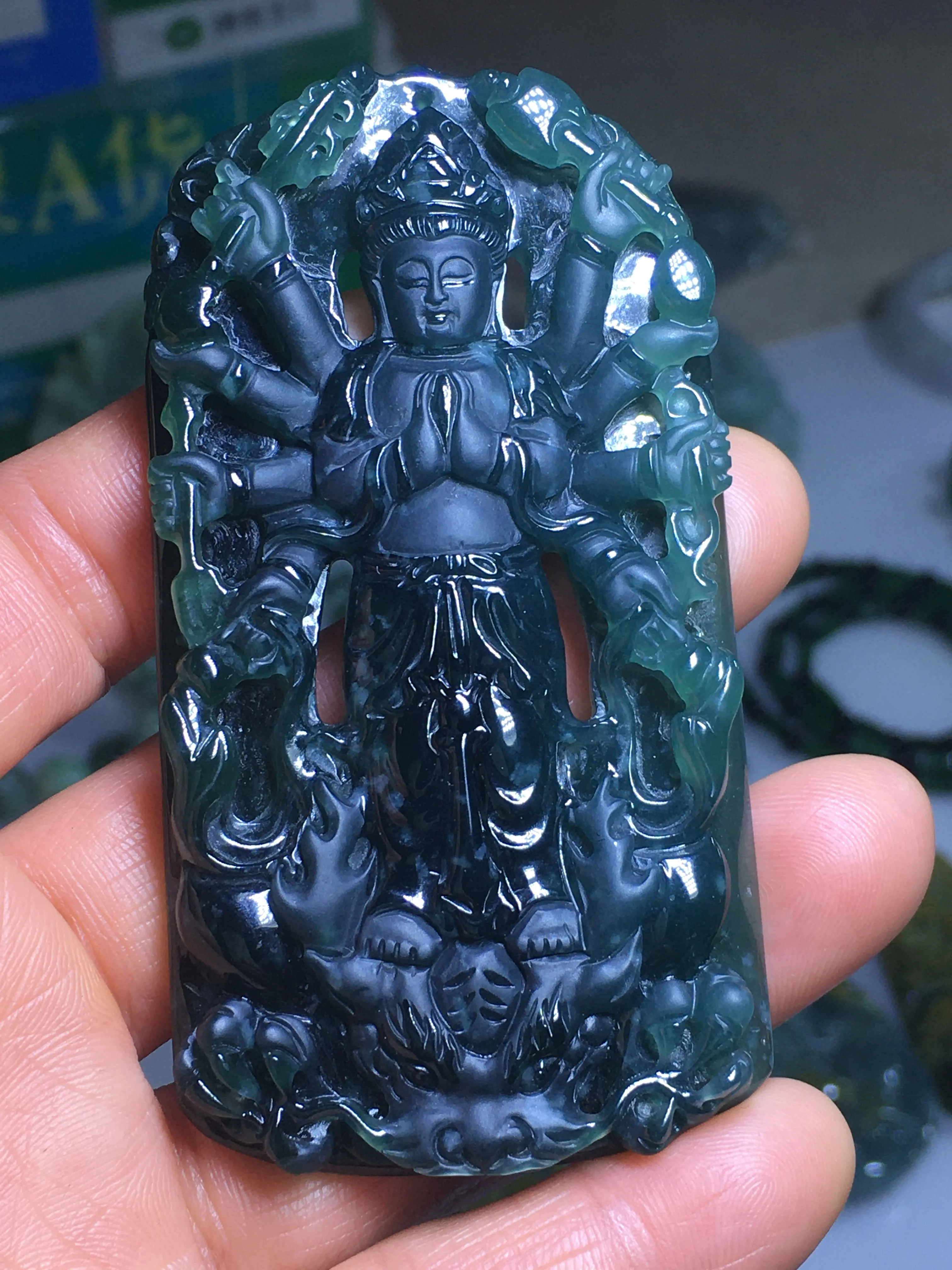 

Кулон из натурального нефрита 7А в виде Будды, подвески из нефрита, ювелирные изделия, нефритовые ожерелья для женщин и мужчин