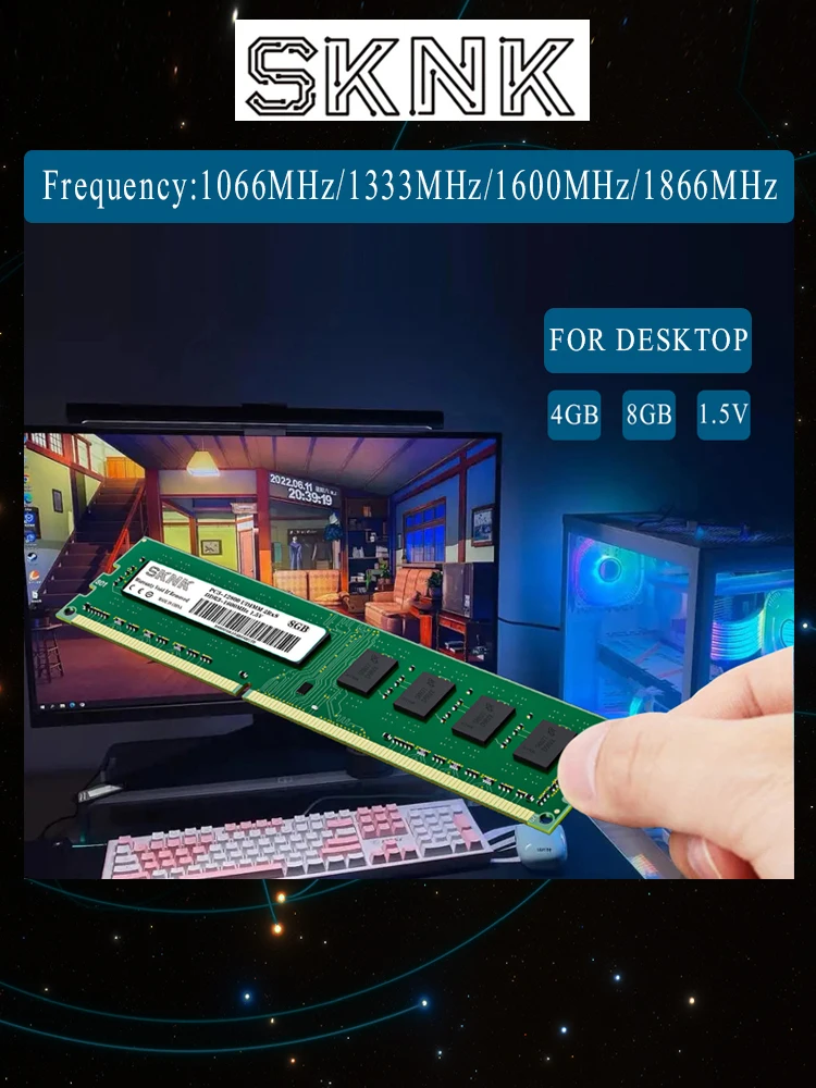 Оперативная память DDR3 для настольного ПК 4 ГБ 8 16 оперативная 1 5 в 1066 1333 1600 МГц PC3 12800