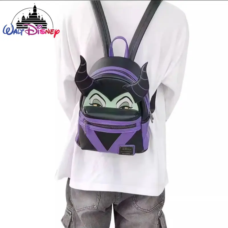 Disney Witch Original New Women's Backpack Luxury Brand Mini Backpack Cartoon Fashion 3D Women's Bag Girls' Leisure Backpack