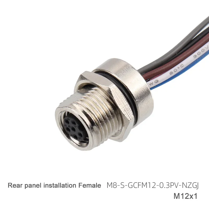 

M8 разъем датчика A/B/D-типа кабель 30 см