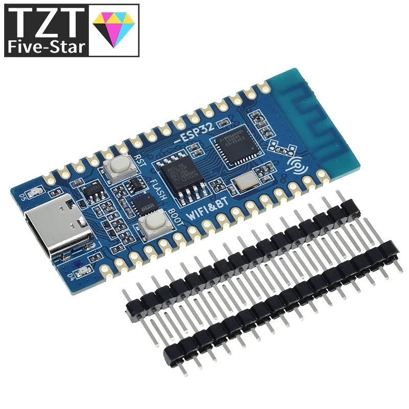 Макетная плата ESP32 C3 материнская с ЖК-дисплеем встроенная антенна 2 4G 32Pin IDF WiFi +