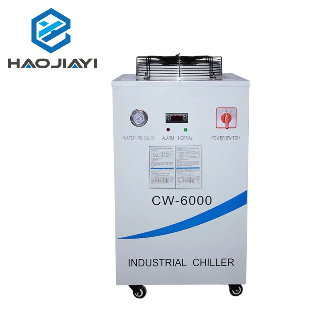 

HAOJIAYI 220V CW-6000AH Laser Water Chiller For Cooling Three 100W or Four 80W CO2 Laser Tubes
