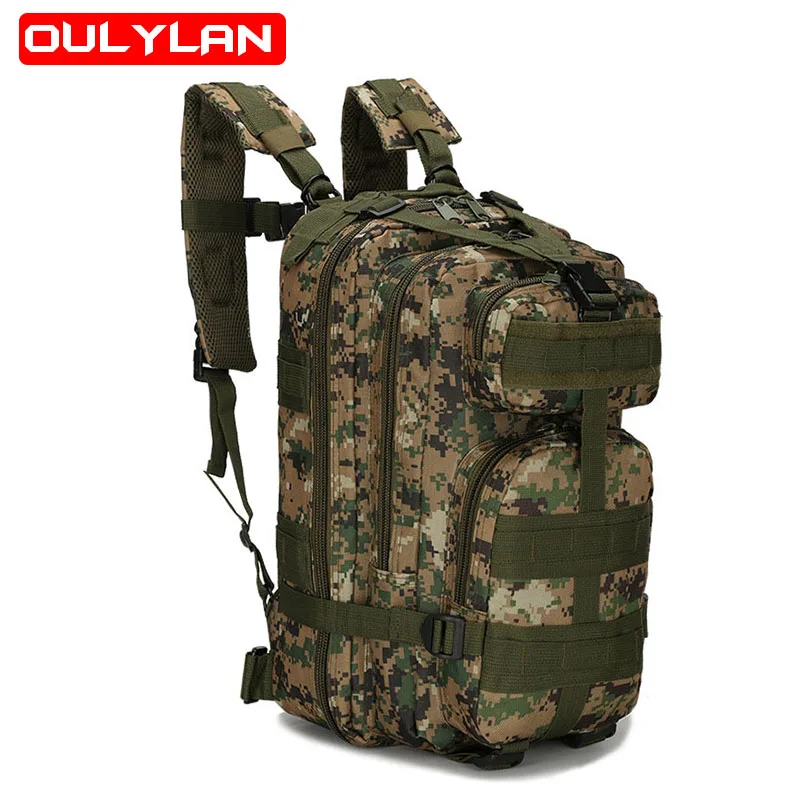 

Military Tactical Bag Men Outdoor Sports Trekking 30L Backpack Oxford Waterproof Army Molle Assault Rucksack 3P Backpacks