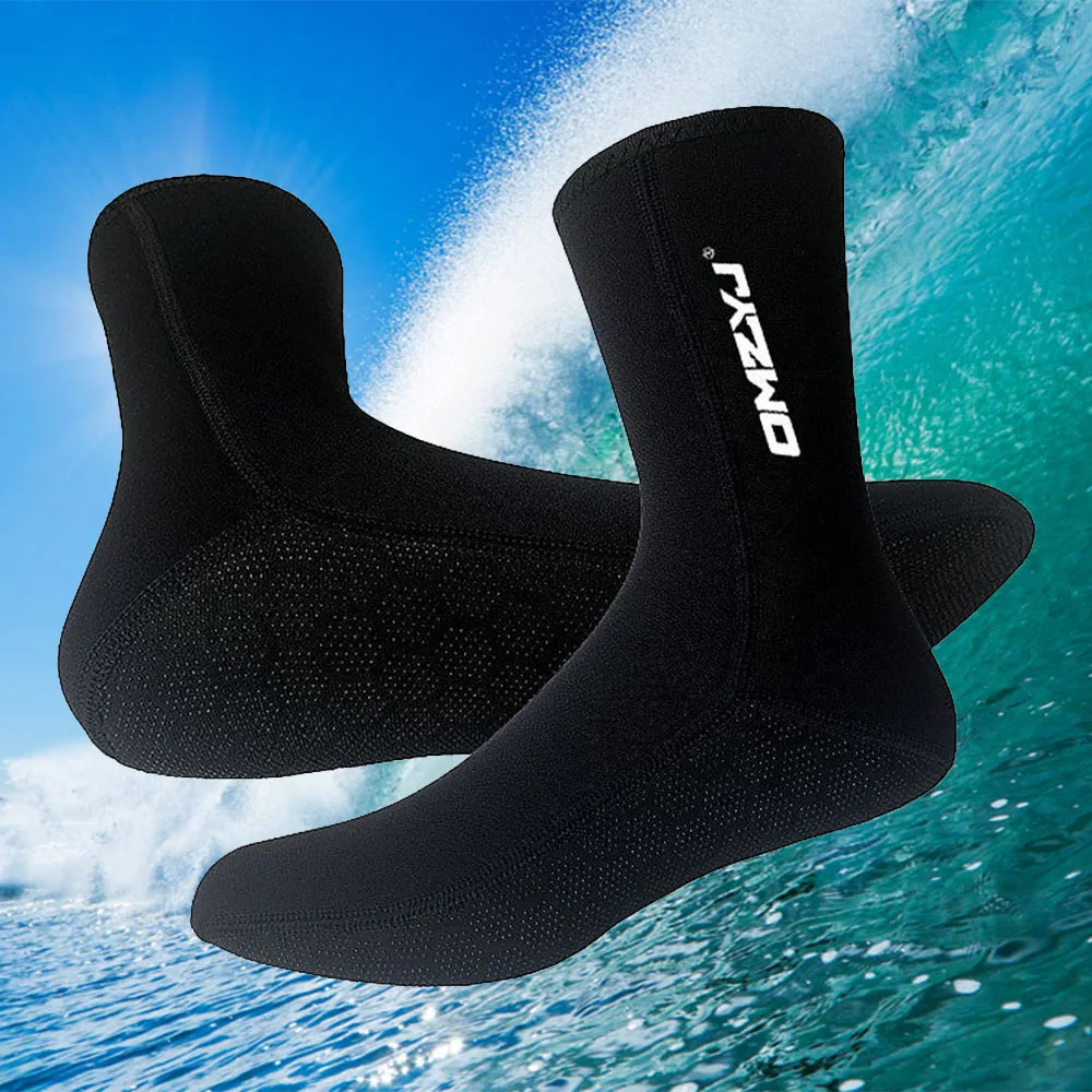 

5MM Neoprene Diving Swimming Socks Non slip Beach Snorkeling Warm Socks Men's and Women's Water Sports Surfing Swimming Socks