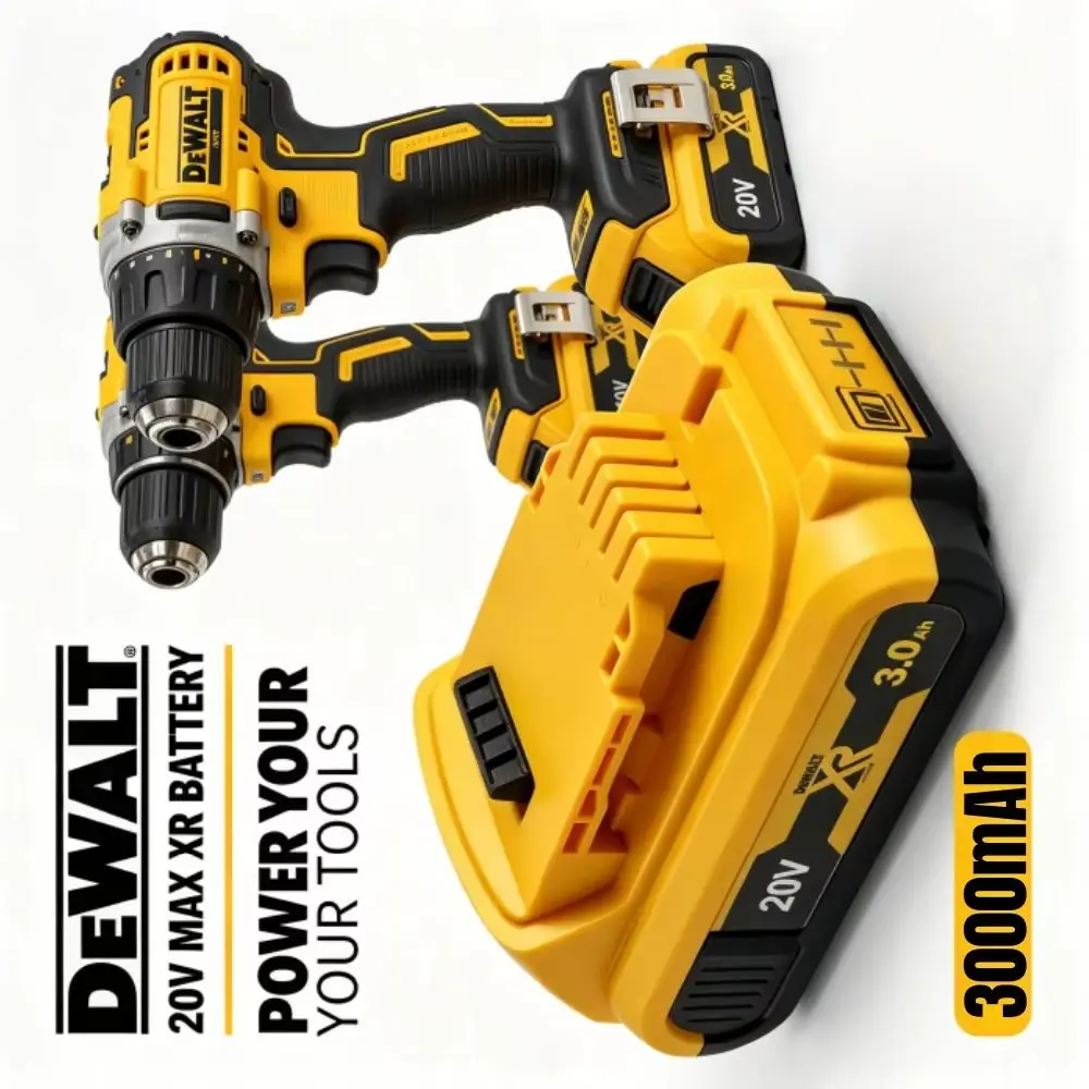 Фото Оригинальный аккумулятор DEWALT 20V 3AH, совместимый с DCF900, DCD887, DCF512, DCB115, DCB118, DCB200 для электроинструментов и оборудования №1