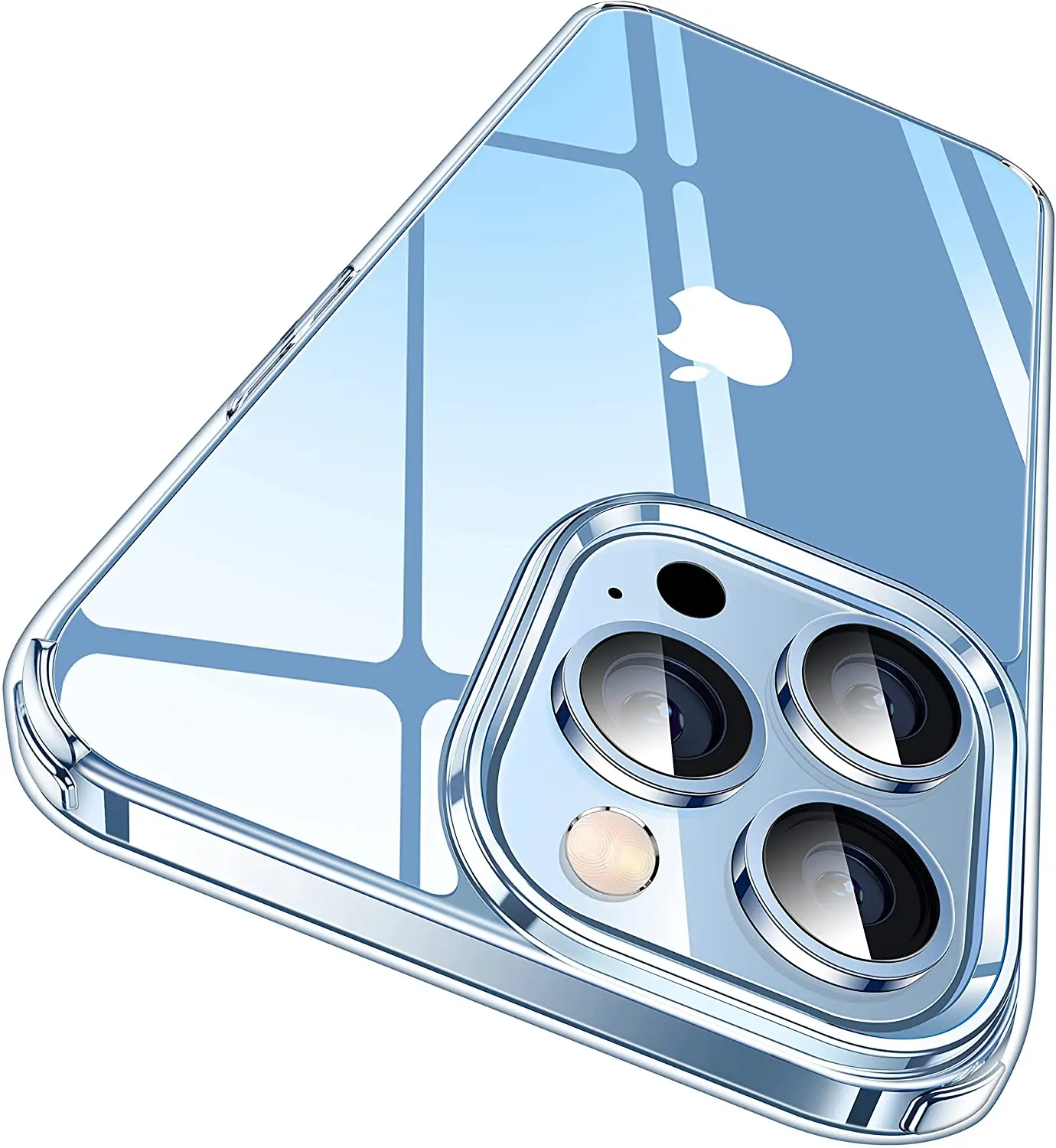 

CASEKOO Crystal Clear Designed for iPhone 13 Pro Case, [Not Yellowing] [Military Grade Drop Protection] Shockproof Protective