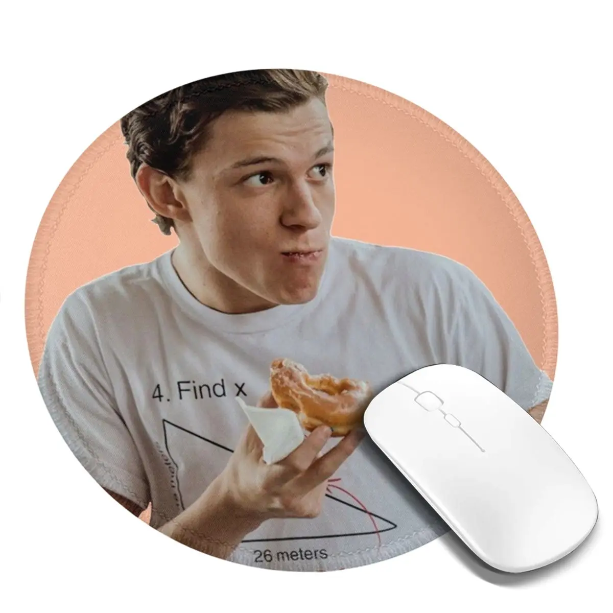 

Том голландский коврик для мыши едящий пончик математическая Футболка против усталости лучший коврик для мыши для фото Настольный резиновый фантазийный коврик для мыши