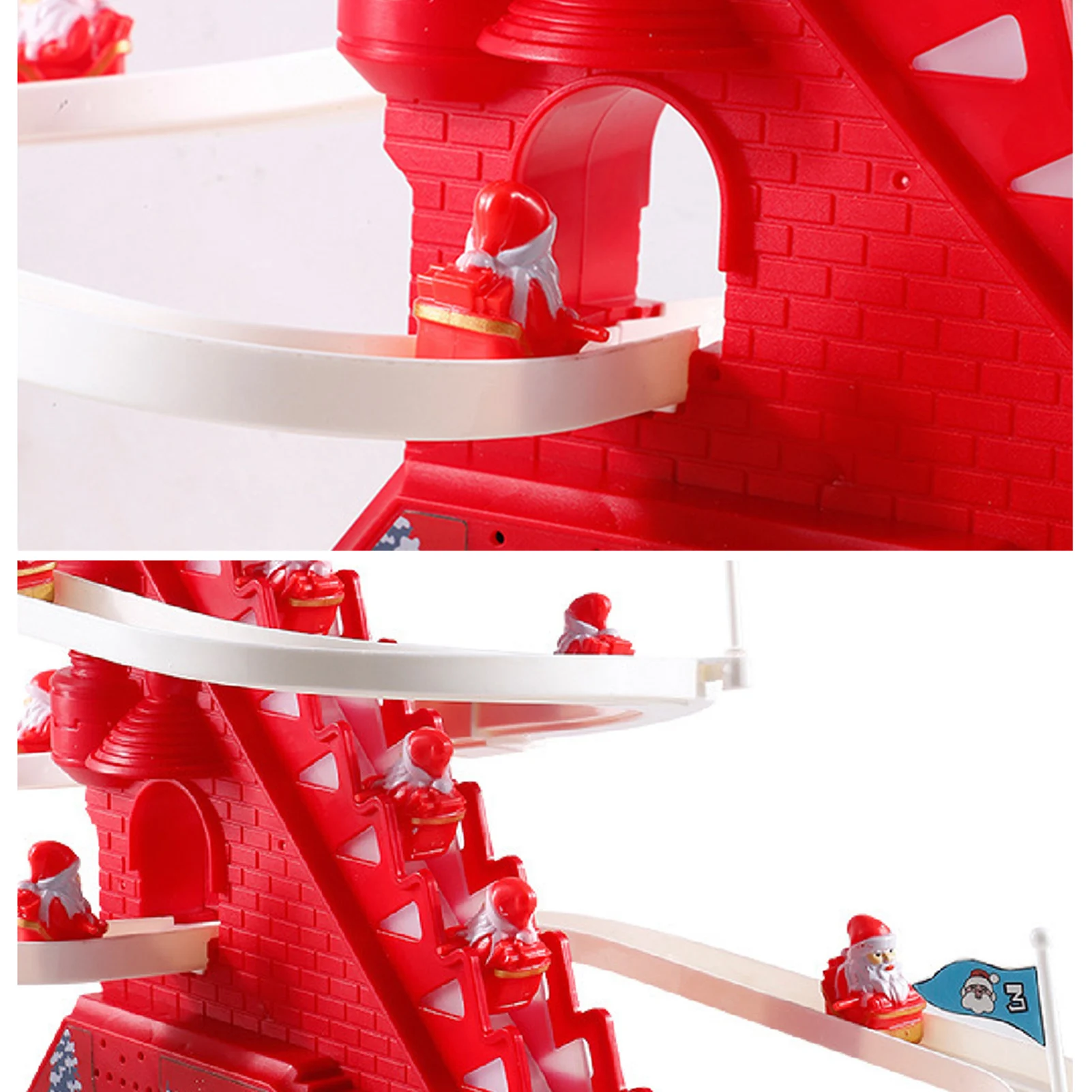 Забавный набор игрушек Santa Slide забавный игровой трек развивающие игрушки с