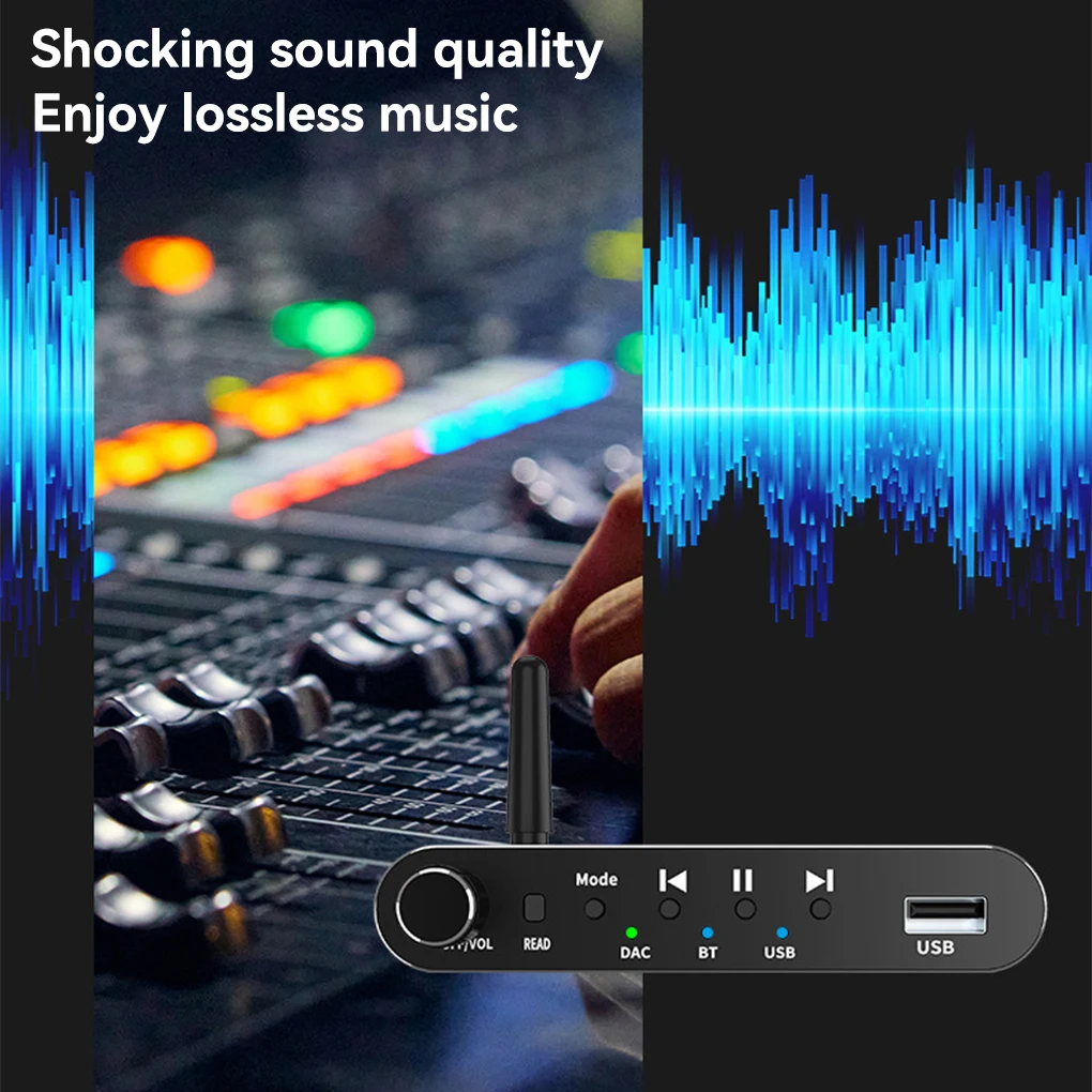 

Audio Decoders Bluetooth-Compatible Receiver Transmitter DAC Tool