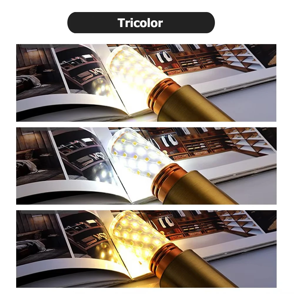 

Комплект из 10 штук YORYZENG светодиодных ламп E27 E14 12W 16W 20W трёхцветных