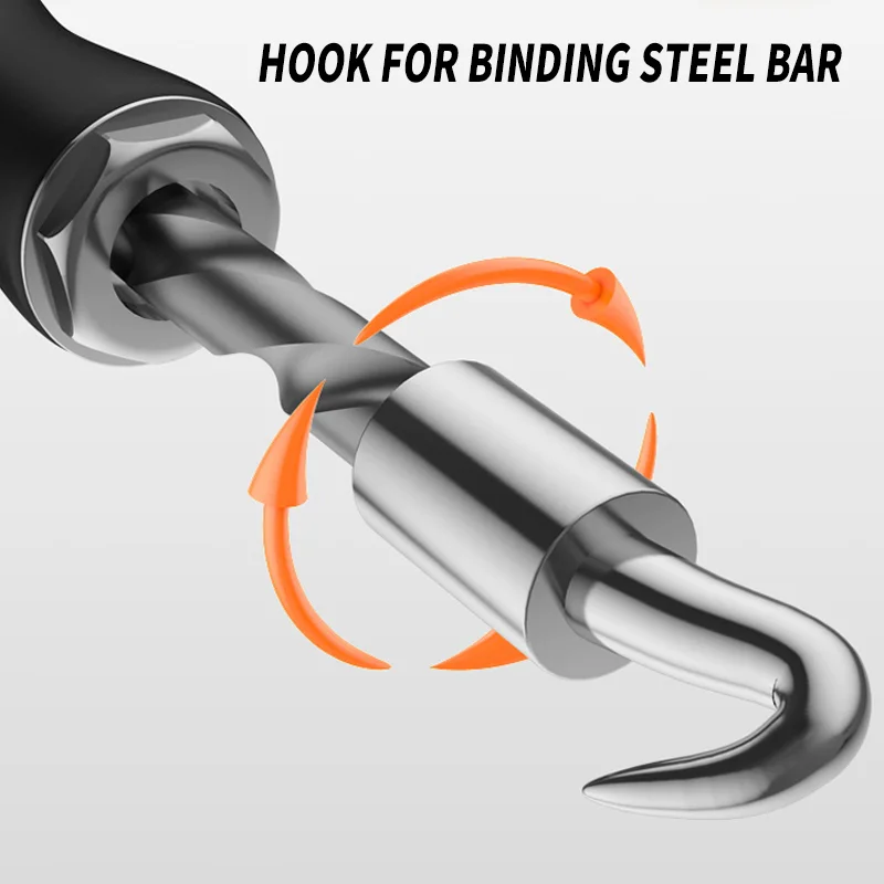 

Steel Bar Tying Hook Semi-automatic Rebar Tier Construction Site Winding Tool Wire Knoting Pliers Steel Wire Tring Tool